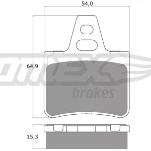 Zestaw klocków hamulcowych, hamulce tarczowe TOMEX BRAKES TX 12-06 Wyjątkowa oferta