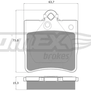 Zestaw klocków hamulcowych, hamulce tarczowe TOMEX BRAKES TX 12-29 Bezpieczna płatność