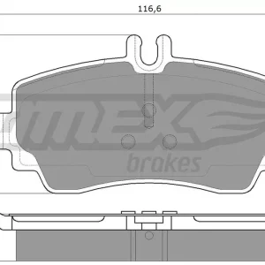 Zestaw klocków hamulcowych, hamulce tarczowe TOMEX BRAKES TX 12-75 Zamów teraz