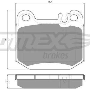 Zestaw klocków hamulcowych, hamulce tarczowe TOMEX BRAKES TX 12-86 Szybka dostawa