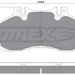 Popularny Zestaw klocków hamulcowych, hamulce tarczowe TOMEX BRAKES TX 12-88