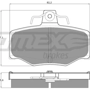 Szybka wysyłka Zestaw klocków hamulcowych, hamulce tarczowe TOMEX BRAKES TX 12-93