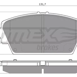 Zestaw klocków hamulcowych, hamulce tarczowe TOMEX BRAKES TX 12-94 Zamów dziś