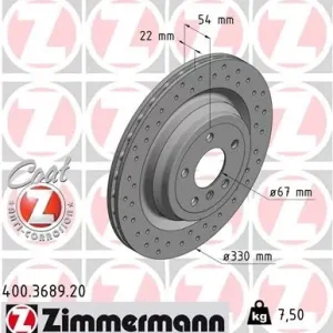 Tarcza hamulcowa ZIMMERMANN 400.3689.20 Oferta czasowa