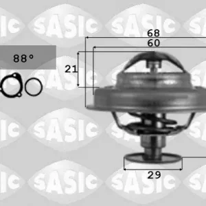 Termostat, płyn chłodzący SASIC 4000359 Premium