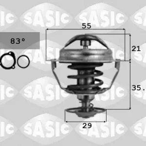 Termostat, płyn chłodzący SASIC 4000365 Szybka dostawa