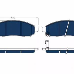 Zestaw klocków hamulcowych, hamulce tarczowe TRW GDB3520BTE Oferta limitowana