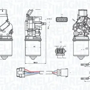 Kup online Silnik wycieraczek MAGNETI MARELLI 064300400010