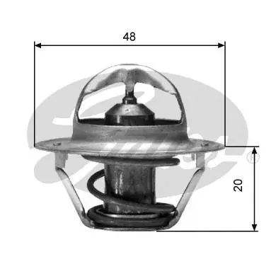 Bestseller Termostat, płyn chłodzący GATES TH00391G2