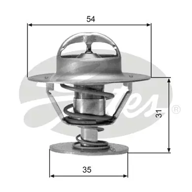 Premium Termostat, płyn chłodzący GATES TH00682G1