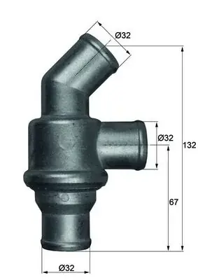 Oferta Termostat, płyn chłodzący MAHLE TH 16 80