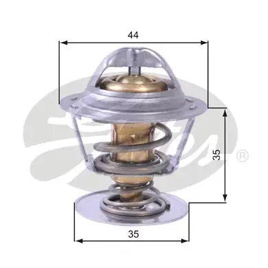 Wyjątkowa oferta Termostat, płyn chłodzący GATES TH43688G1