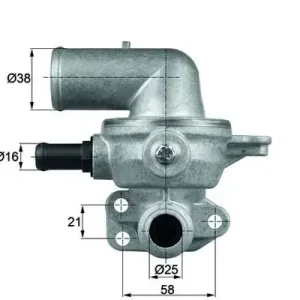 Oferta limitowana Termostat, płyn chłodzący MAHLE TI 135 80D