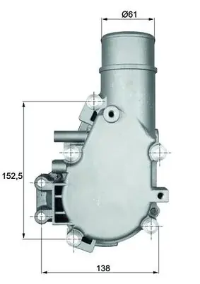 Termostat, płyn chłodzący MAHLE TI 136 84 Premium