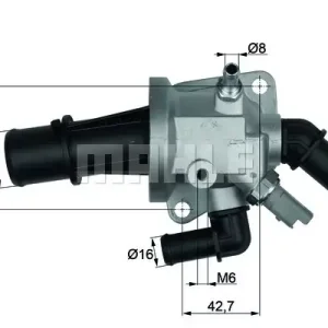 Popularny Termostat, płyn chłodzący OEM/OES (VALEO) TI 153 88