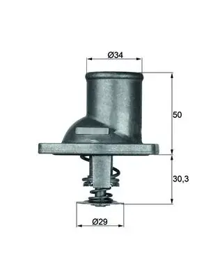 Bestseller Termostat, płyn chłodzący MAHLE TI 1 83