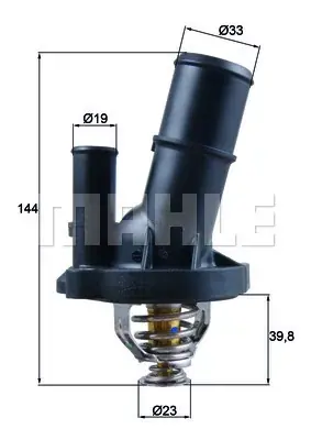 Wyprzedaż Termostat, płyn chłodzący MAHLE TI 230 82