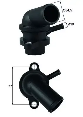 Tylko dziś Termostat, płyn chłodzący MAHLE TI 240 87D