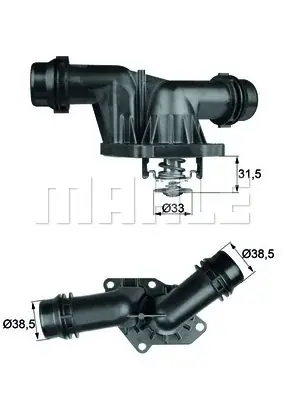 Termostat, płyn chłodzący OEM/OES (VALEO) TI 25 85 Promocja