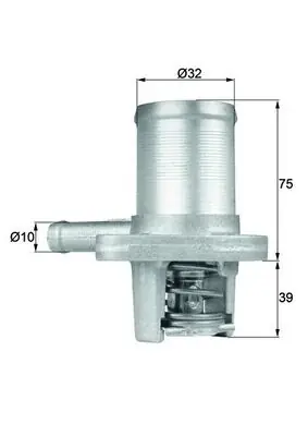 Nowość Termostat, płyn chłodzący MAHLE TI 40 89