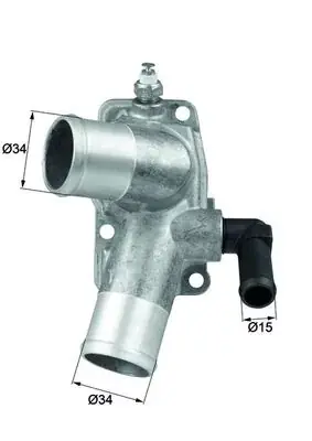 Wysoka jakość Termostat, płyn chłodzący MAHLE TI 42 92D
