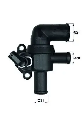 Dodaj do koszyka Termostat, płyn chłodzący MAHLE TI 53 90
