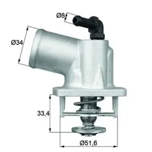 Termostat, płyn chłodzący MAHLE TI 54 92D Bezpieczna płatność