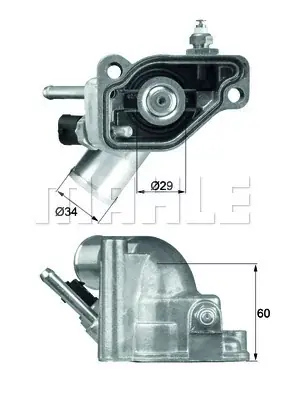 Termostat, płyn chłodzący OEM/OES (VALEO) TI 5 92 Darmowy zwrot