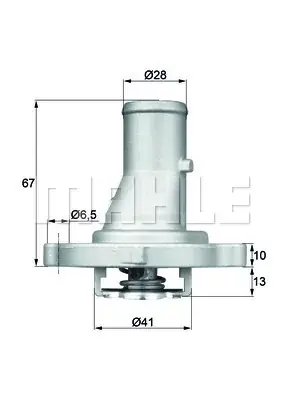 Termostat, płyn chłodzący OEM/OES (VALEO) TI 68 87D Ostatnia szansa