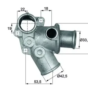 Szybka dostawa Termostat, płyn chłodzący MAHLE TI 73 80D