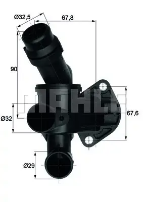 Nowy Termostat, płyn chłodzący OEM/OES (VALEO) TI 7 87