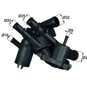 Ostatnia szansa Termostat, płyn chłodzący MAHLE TM 4 109