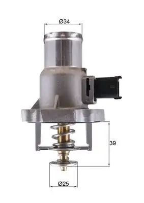 Wysoka jakość Termostat, płyn chłodzący MAHLE TM 55 105