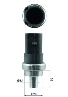 Oferta Czujnik, temperatura płynu chłodzącego MAHLE TSE 7