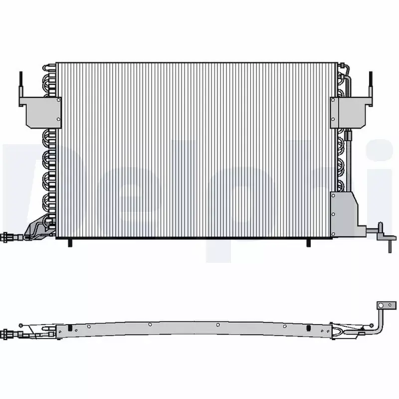 Szybka dostawa Skraplacz, klimatyzacja DELPHI TSP0225021
