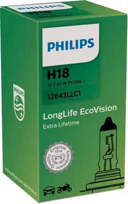ŻARÓWKA H18 65W LONGLIFE PHILIPS 12643LLC1 H18 Wybór klientów
