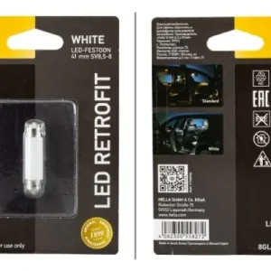 Wysoka jakość ŻARÓWKA LED RETROFIT HELLA 8GL178560571 C5W SV8.5-8 41MM 4000K
