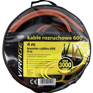 Obniżka ceny KABLE ROZRUCHOWE 600A 4M MIEDZIANE VIRAGE