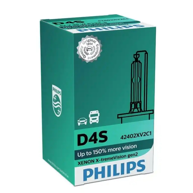Ostatnia szansa ŻARÓWKA XENON PHILIPS 42402XV2C1 D4S 35W 85V X-TREME VISION +150% G2