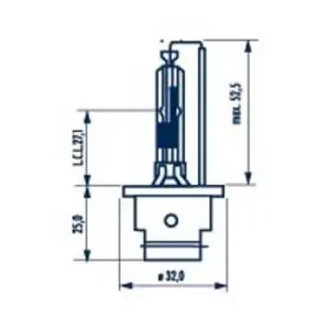 ŻARÓWKA XENON D2R 35W 85V Ograniczona ilość