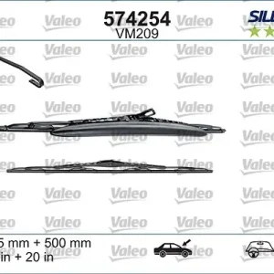 Wycieraczki silencio VALEO 574254 VM209 Darmowa dostawa