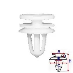 SPINKA TAPICERKI ROMIX COMPANY A82030 PEUGEOT 206 Ograniczona ilość