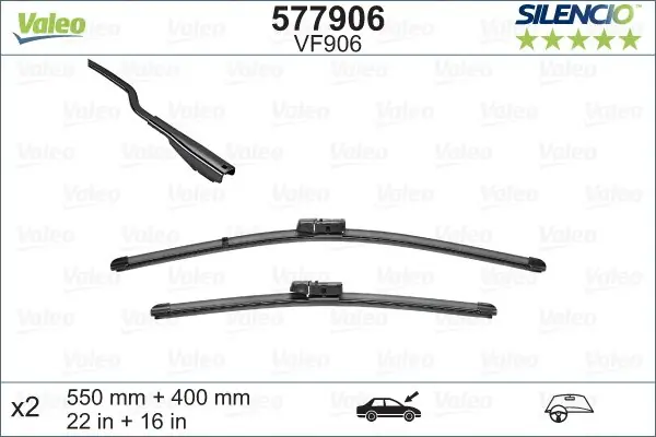 WYCIERACZKI SILENCIO X.TRM VALEO 577906 Łatwy zwrot