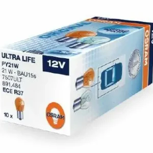 ŻARÓWKA PY21W 12V ULTRA LIFE OSRAM 7507ULT PY21W Tylko do końca tygodnia