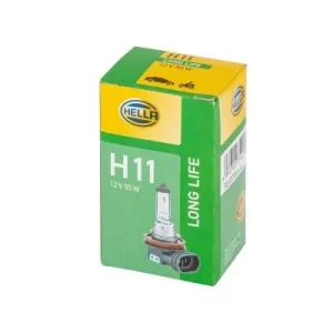 Popularny ŻARÓWKA H11 55W 12V HELLA 8GH223498351 LONG LIFE