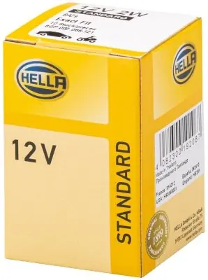 Darmowy zwrot ŻARÓWKA 12V 3W HELLA 8GP002066121 2W12VBA7S