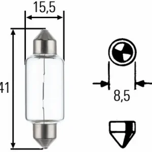 Bestseller ŻARÓWKA 12V 15W HELLA 8GM002091141