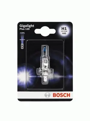 Tani ŻARÓWKA H1 55W 12V GIGALIGHT + 120 BOSCH 1987301108 H1