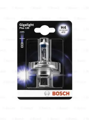 ŻARÓWKA H4 60/55W 12V GIGALIGHT + 120 BOSCH 1987301109 H4 Hit cenowy