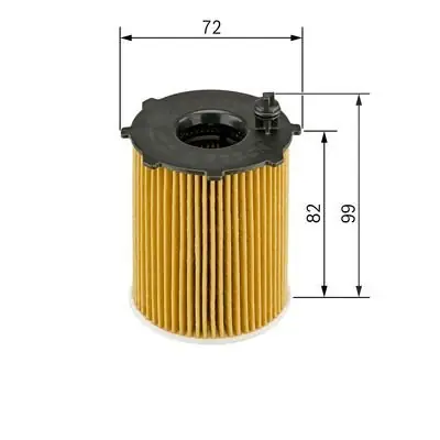 Filtr oleju BOSCH 1457429238 HU7162X Bezpieczne zakupy